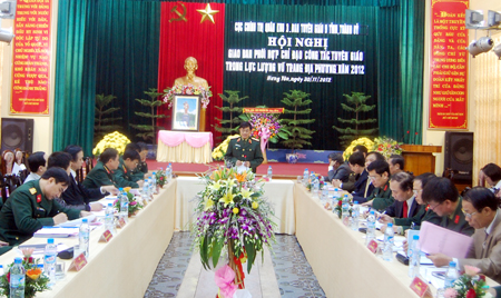 Hưng Yên Giao ban phối hợp chỉ đạo công tuyên giáo trong lực lượng vũ trang địa phương